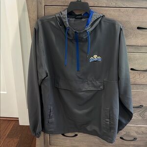 Colosseum Gray Windbreaker with Blue Details
Morehead State University